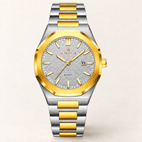Aldenvar Octagon 41mm, Gold / Silver
