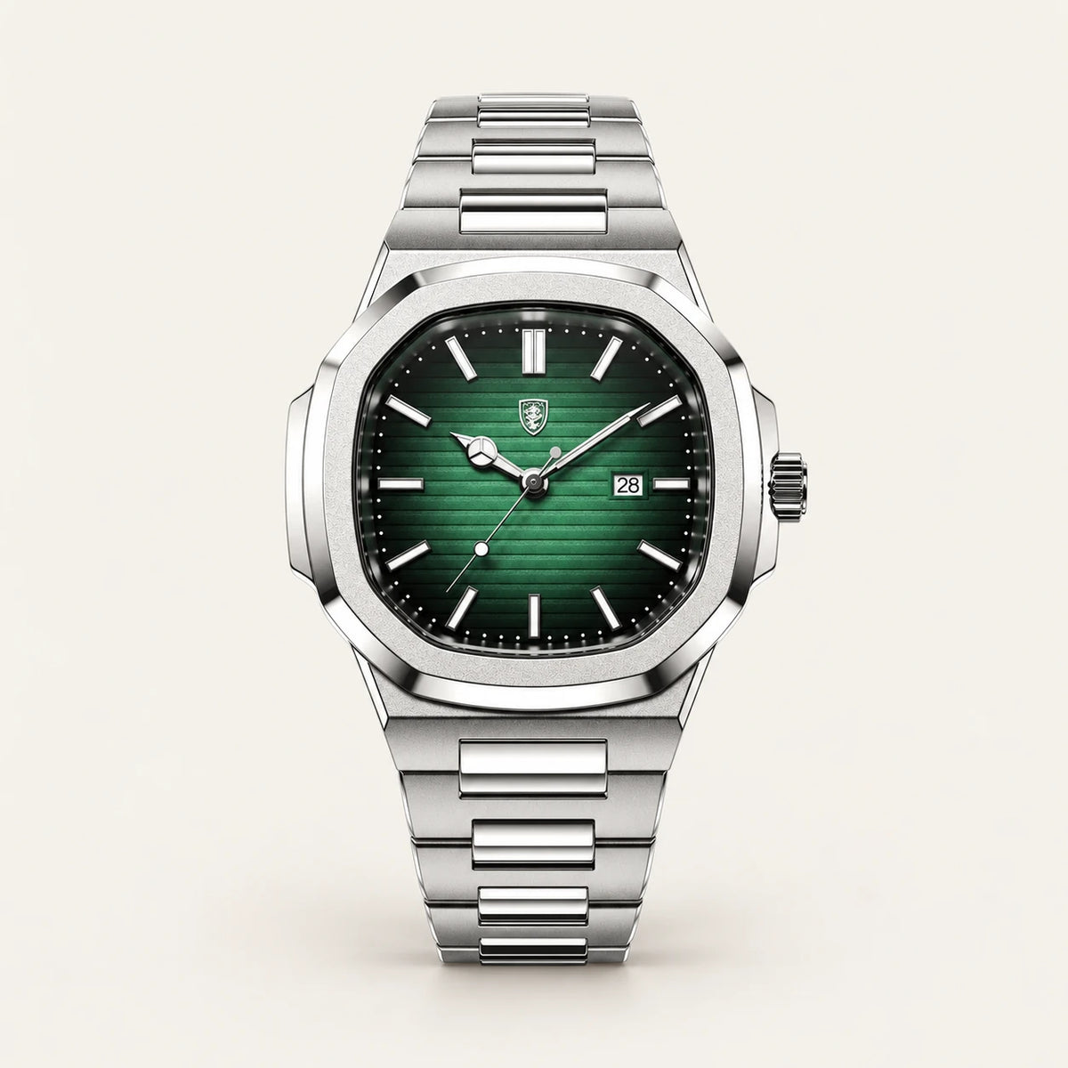 Harbor 41mm, Green, front view