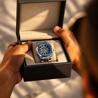 Aldenvar Skeleton Automatic 42mm, Steel Blue