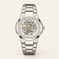 Aldenvar Skeleton Automatic 42mm, Silver