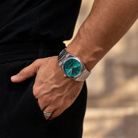Aldenvar Ashford 40mm, Green, on the wrist