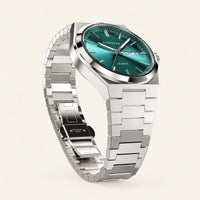 Aldenvar Ashford 40mm, Green, bracelet and clasp