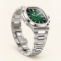 Harbor 41mm, Green, bracelet and clasp
