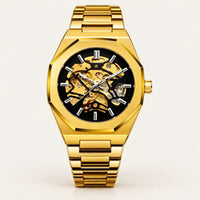 Aldenvar Octagon Skeleton 42mm, Gold
