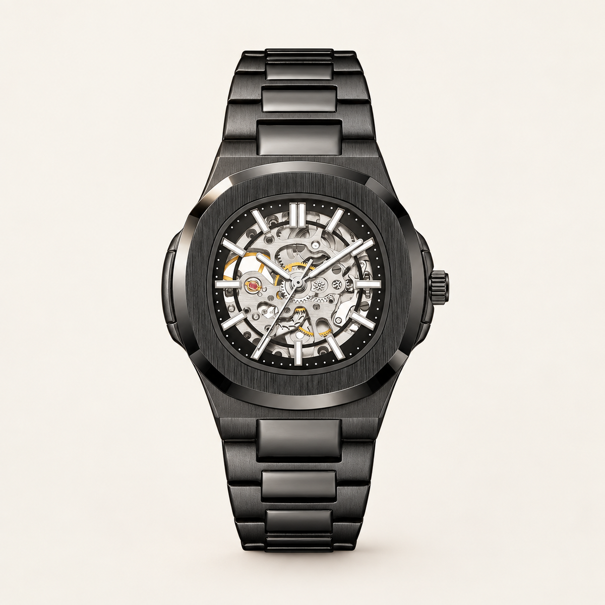 Aldenvar Skeleton Automatic 42mm, Black