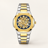 Aldenvar Skeleton Automatic 42mm, Two-Tone Blue