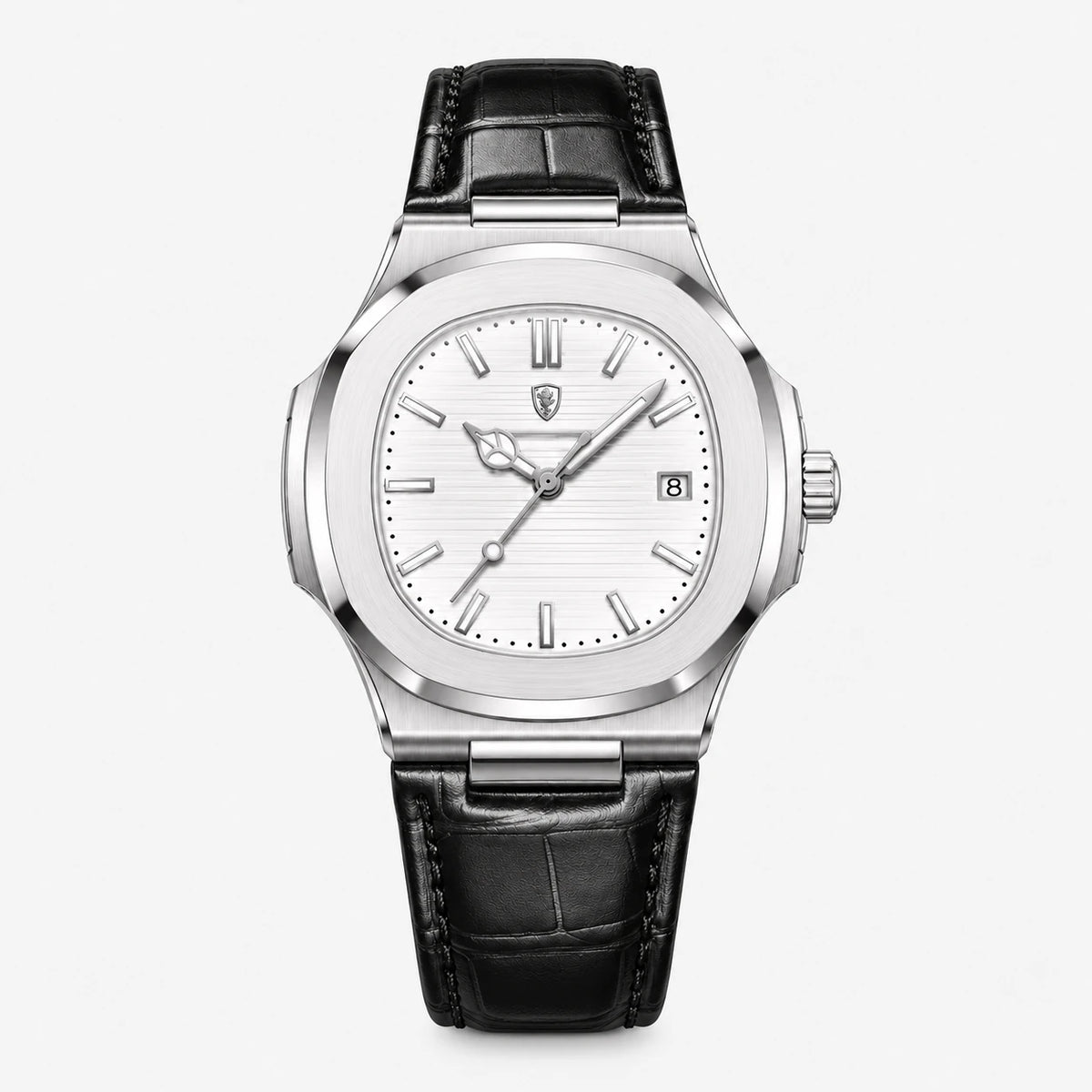 Wexley 41mm, Silver / White
