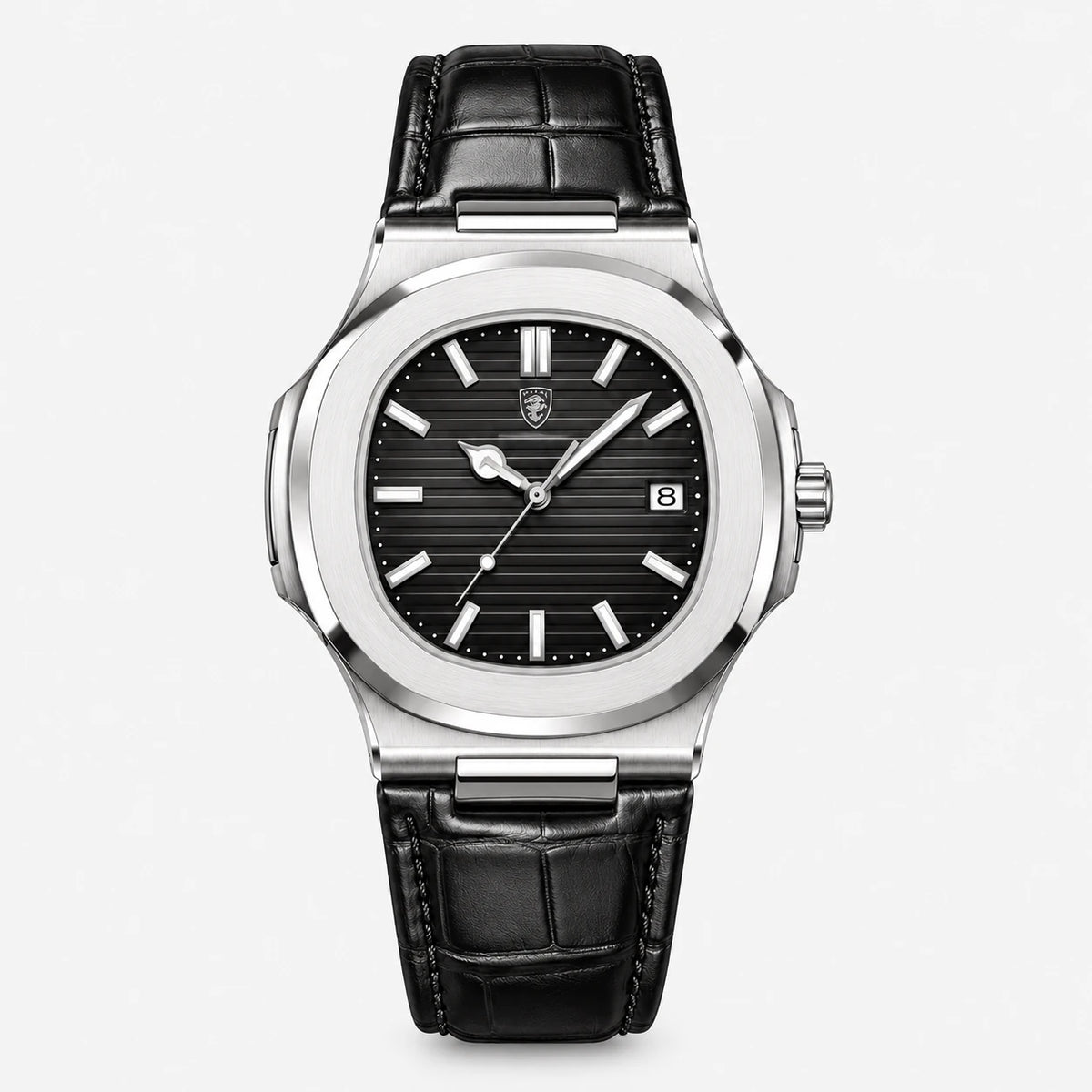 Wexley 41mm, Silver / Black